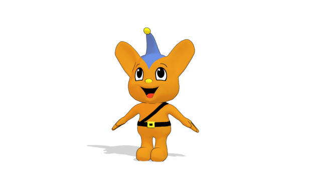 Mmdモデル配布あり ピーポくん Fan Terior さんのイラスト ニコニコ静画 イラスト