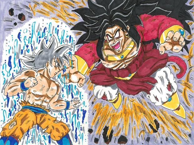 超サイヤ人４vs身勝手の極意 ｋｙｈｒ ｍ さんのイラスト ニコニコ静画 イラスト