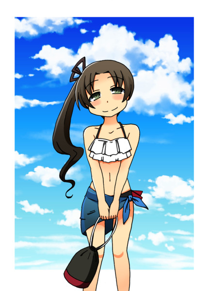 綾波ちゃんの水着グラください えび えびてん さんのイラスト ニコニコ静画 イラスト