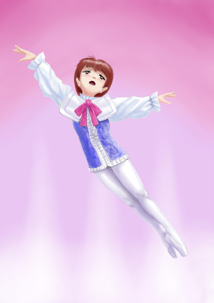王子役を踊る少女 碓井央 さんのイラスト ニコニコ静画 イラスト