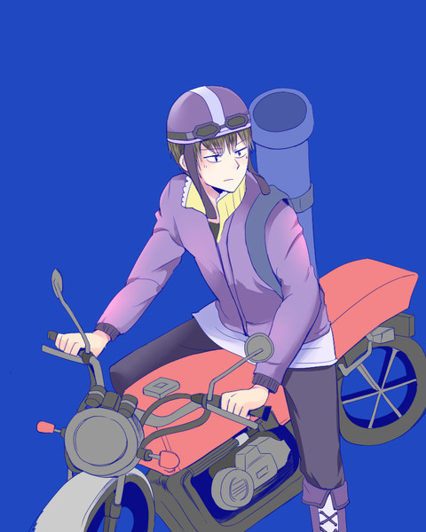 バイクに乗るショッピ君 音谷いせ さんのイラスト ニコニコ静画 イラスト