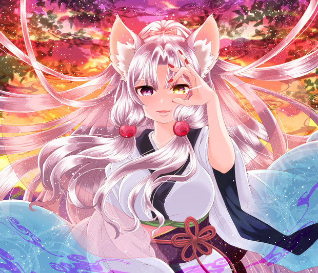 狐の窓 御前伶咲 水咲七海 さんのイラスト ニコニコ静画 イラスト