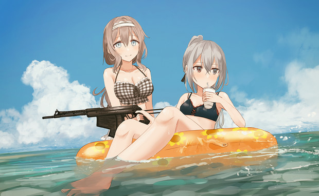 夏だ 海だ Aps水中銃だ ちふり さんのイラスト ニコニコ静画 イラスト