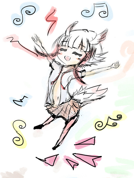 トキは歌う 海優 さんのイラスト ニコニコ静画 イラスト