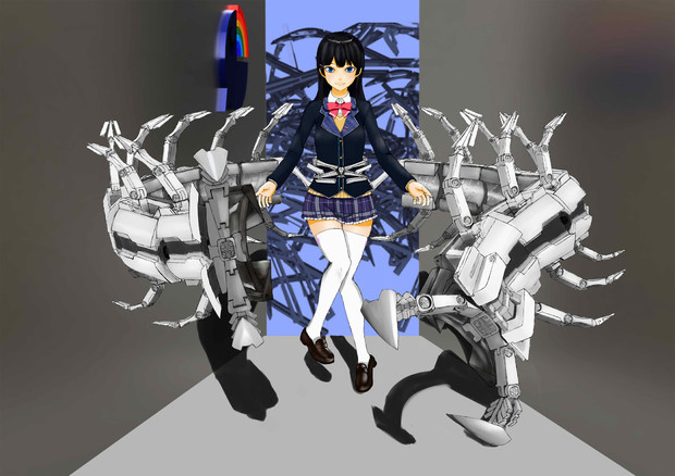 トランスフォーム アビリティ 月ノ美兎 With 洗濯機 ムカデアーマー カイト さんのイラスト ニコニコ静画 イラスト