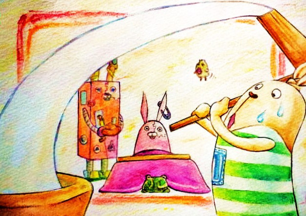 あけおめウサビッチ 雪丸 さんのイラスト ニコニコ静画 イラスト