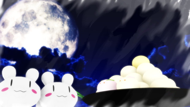 【東方ニコ楽祭・月見】永遠亭のウサギたち