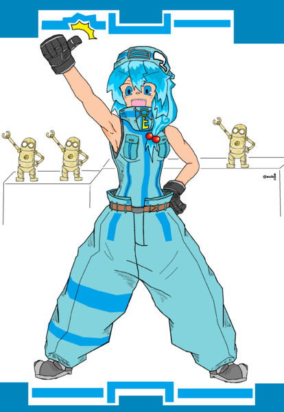 過去絵 にとりと金属細工師 Echo800 さんのイラスト ニコニコ静画 イラスト