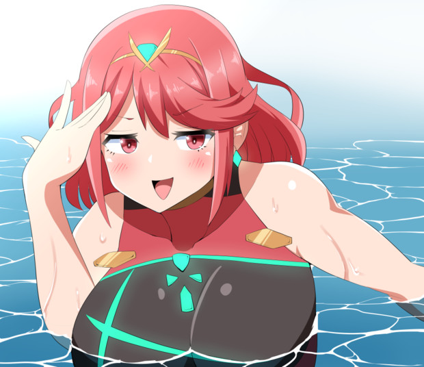 ホムラ ははーん さては火属性ですね しのり さんのイラスト ニコニコ静画 イラスト