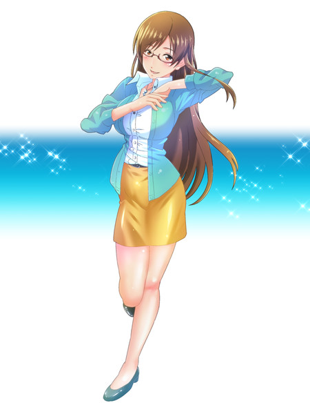 デレステ3周年のお祝いに描いた新田美波 ればすと さんのイラスト ニコニコ静画 イラスト