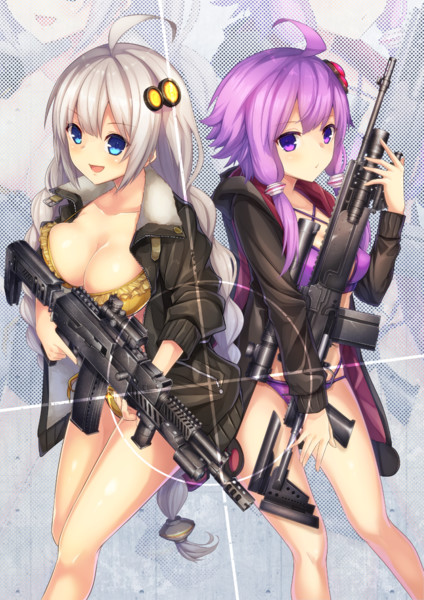 水着パーカー 銃 へたれん さんのイラスト ニコニコ静画 イラスト
