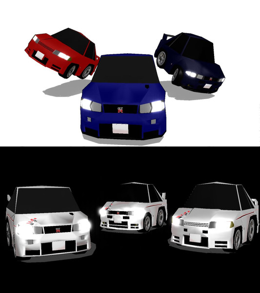 チョロQ　GT-R（HD版）セット＆nismo風GT-R（HD版）セット　配布