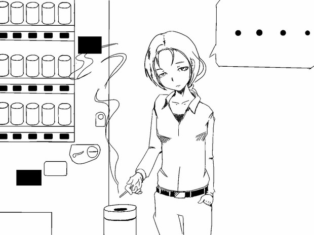 金曜午後７時　休憩室にてSEさん