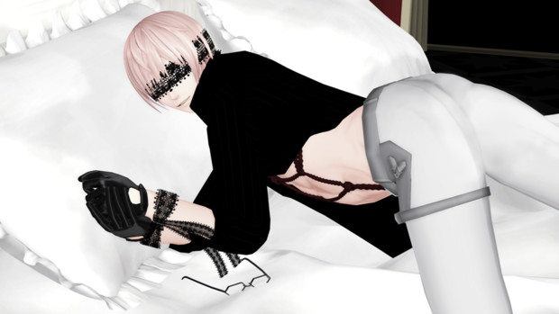 拘束する気がないレースの拘束具 ピンマリ さんのイラスト ニコニコ静画 イラスト