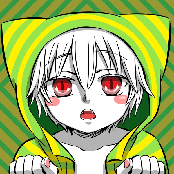アルビノ猫少年 古蛙目 コアメ さんのイラスト ニコニコ静画 イラスト