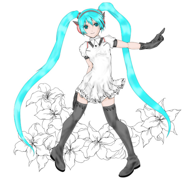 ミクさんオリジナル服 めだか さんのイラスト ニコニコ静画 イラスト