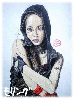 安室奈美恵 モリング 似顔絵職人 さんのイラスト ニコニコ静画 イラスト