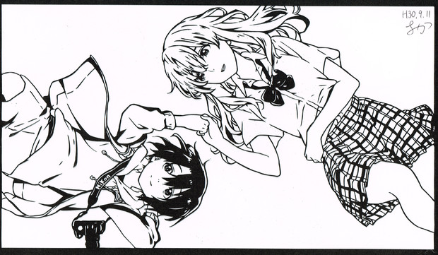 切り絵 西宮硝子 西宮結絃 おかつ さんのイラスト ニコニコ静画 イラスト