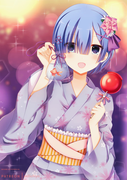 浴衣レム みちより ネル さんのイラスト ニコニコ静画 イラスト