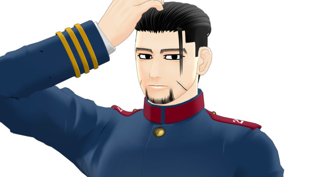 Mmdモデル配布 山田式尾形百之助2 金カムmmd 山田淀子 さんのイラスト ニコニコ静画 イラスト
