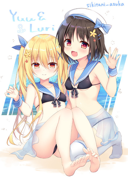セーラー水着 色谷あすか さんのイラスト ニコニコ静画 イラスト