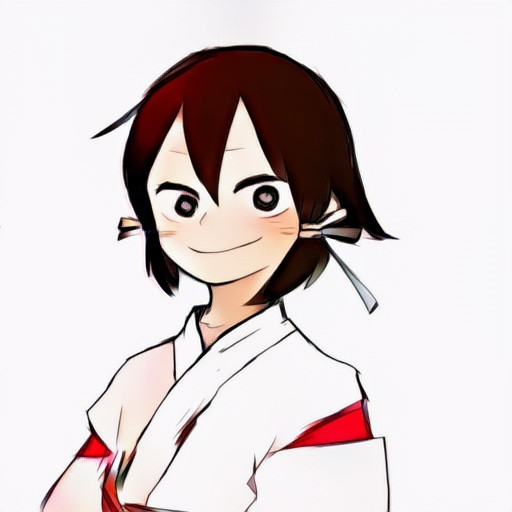 【AI着色】巫女さん