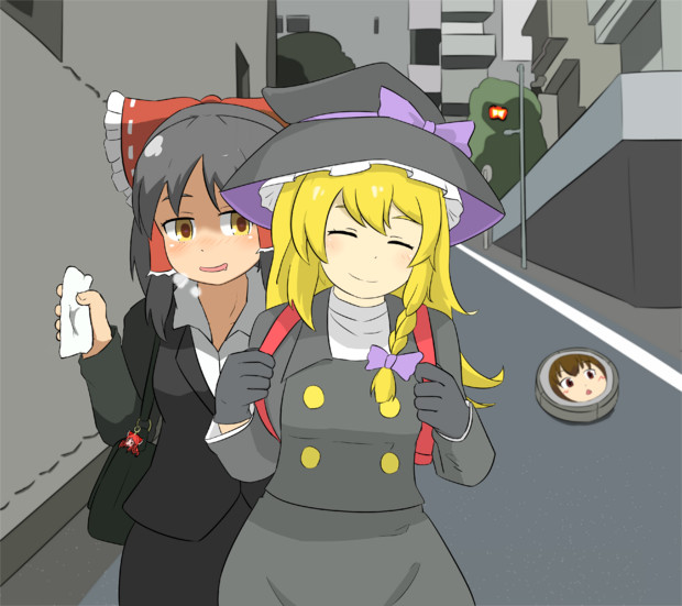 下校するri姉貴 ニコニコ静画 イラスト