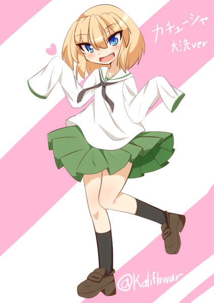 大洗制服なカチューシャ 仮花 さんのイラスト ニコニコ静画 イラスト