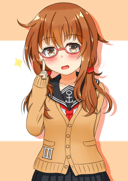 おさげ電ちゃん眼鏡差分 あずまさつき さんのイラスト ニコニコ静画 イラスト