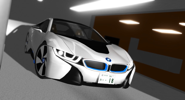 【MMD】BMW i8　配布開始です。