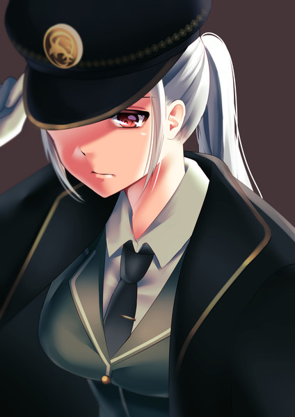 軍服の女の子 ニコニコ静画 イラスト