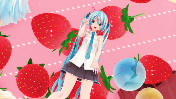 Mmd 純情スカート つみ式初音ミク つゆりゆき さんのイラスト ニコニコ静画 イラスト