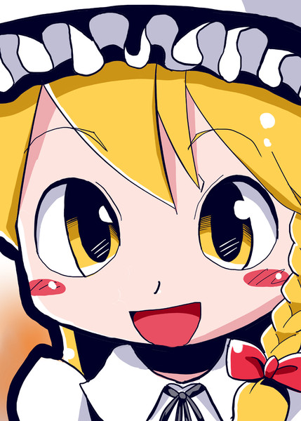 魔理沙の顔アップ グラタン鳥 さんのイラスト ニコニコ静画 イラスト