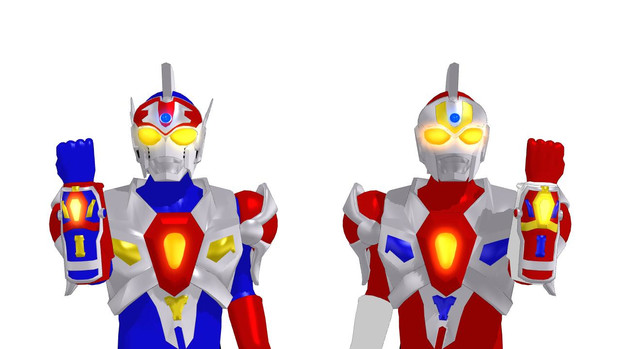 Mmdモデル配布 グリッドマンシグマ グリッドマン1 1 ナエティマス さんのイラスト ニコニコ静画 イラスト