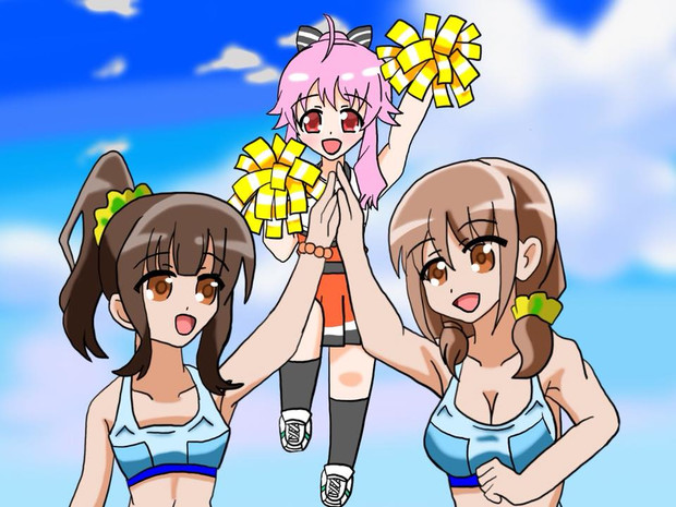 全国編へのハイタッチ 次のきららはチアガール