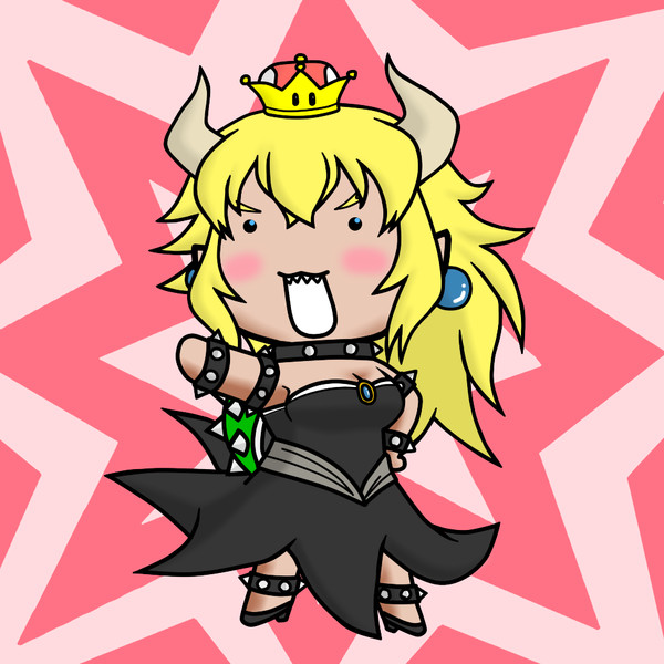 クッパ姫アイコン用 ダミッポス さんのイラスト ニコニコ静画 イラスト