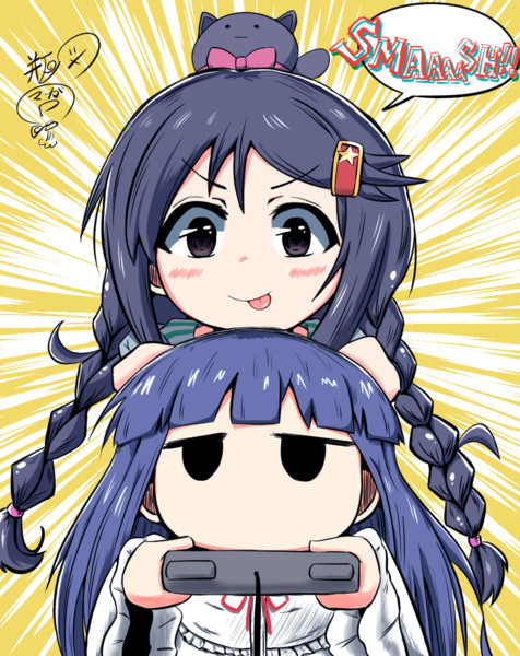 紗南ちゃん雪美ちゃん マガリビーンズ さんのイラスト ニコニコ静画 イラスト
