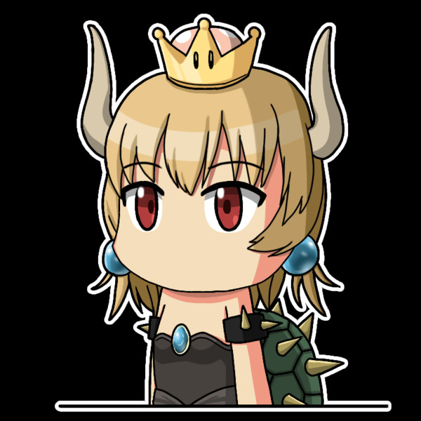 パワポケ風クッパ姫 うあいほも さんのイラスト ニコニコ静画 イラスト