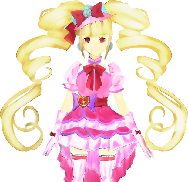 これが厚塗り キュアマシェリ ニコニコ静画 イラスト