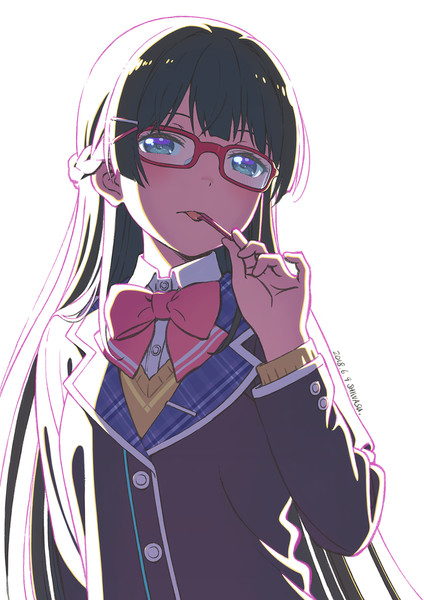 眼鏡委員長 18 06 09 シワス さんのイラスト ニコニコ静画 イラスト
