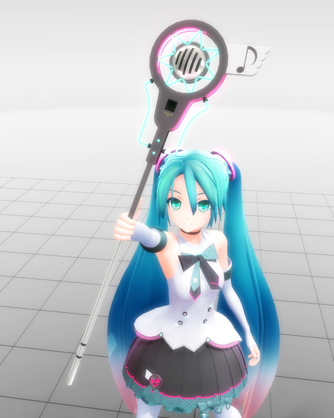 【MMDアクセサリ】メッセちゃんマイク【配布あり】