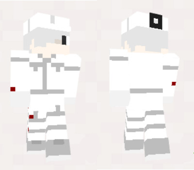 Minecraft 白血球さんのスキン作ってみた 改 サンプル はたらく細胞 赤石屋 さんのイラスト ニコニコ静画 イラスト