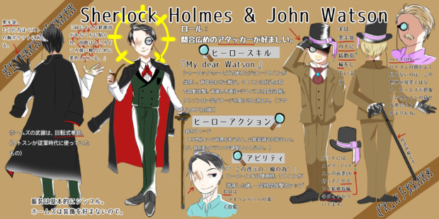 世界一の諮問探偵とその助手 大マ さんのイラスト ニコニコ静画 イラスト