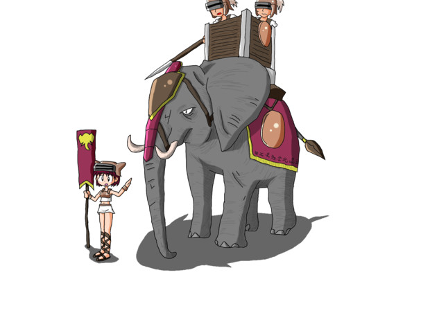カルタゴ：象部隊