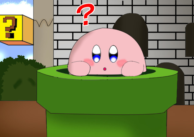 土管殻出てくるカービィ フノミヤ さんのイラスト ニコニコ静画 イラスト