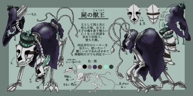 コンパス 屍の獣王 ヒーローデザイン Blue さんのイラスト ニコニコ静画 イラスト