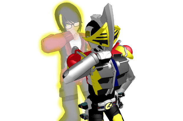 Mmd 仮面ライダー電王 Axe Form Marcospsychic さんのイラスト ニコニコ静画 イラスト