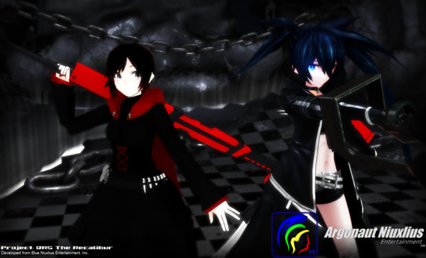 Ruby Rose Crossover Team With Black Rock Shooter