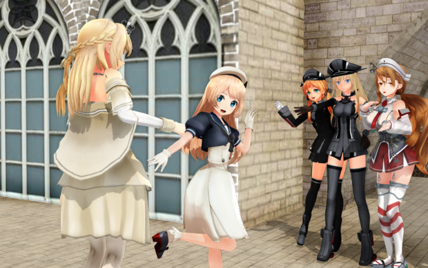 Mmd艦これ 18夏 イベント甲クリア記念 ミプル ミヤ さんのイラスト ニコニコ静画 イラスト