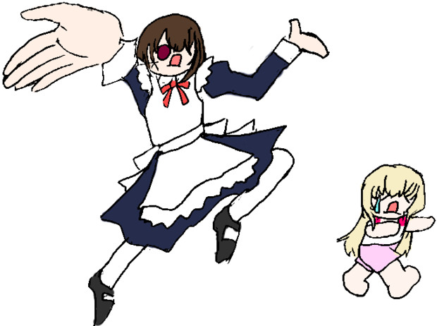 ８頭身のメイドはウザい ノンネーム さんのイラスト ニコニコ静画 イラスト